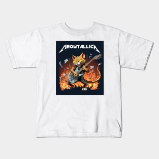 Meowtallica 4 Kids T-Shirt